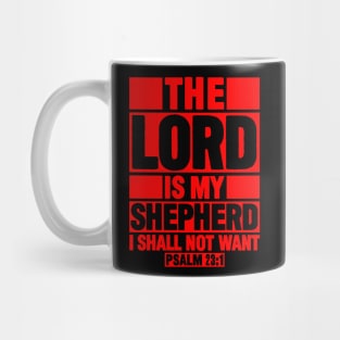 Psalm 23:1 The Lord Is My Shepherd Mug